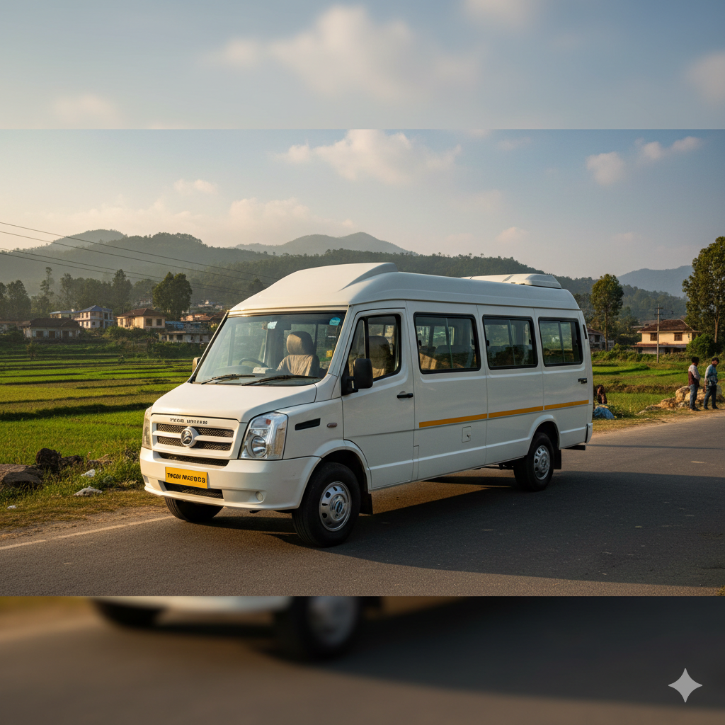 TEMPO TRAVELLER outstation taxi - Rs.26.00/km